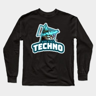 TECHNO  - Non Stop Kitty Long Sleeve T-Shirt
